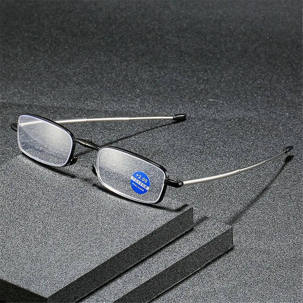 Hoch auflösende Lesebrille Unisex ultraleichte Harz presbyopische Brille tragbare faltbare Vision Care Reader Brillen