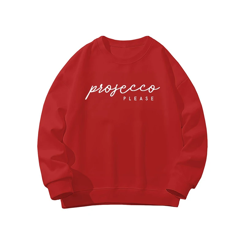 秋冬快適なパーカープロセッコ服女性の男性グラフィックカジュアルクルーネック半袖プルオーバースウェットシャツ 2026