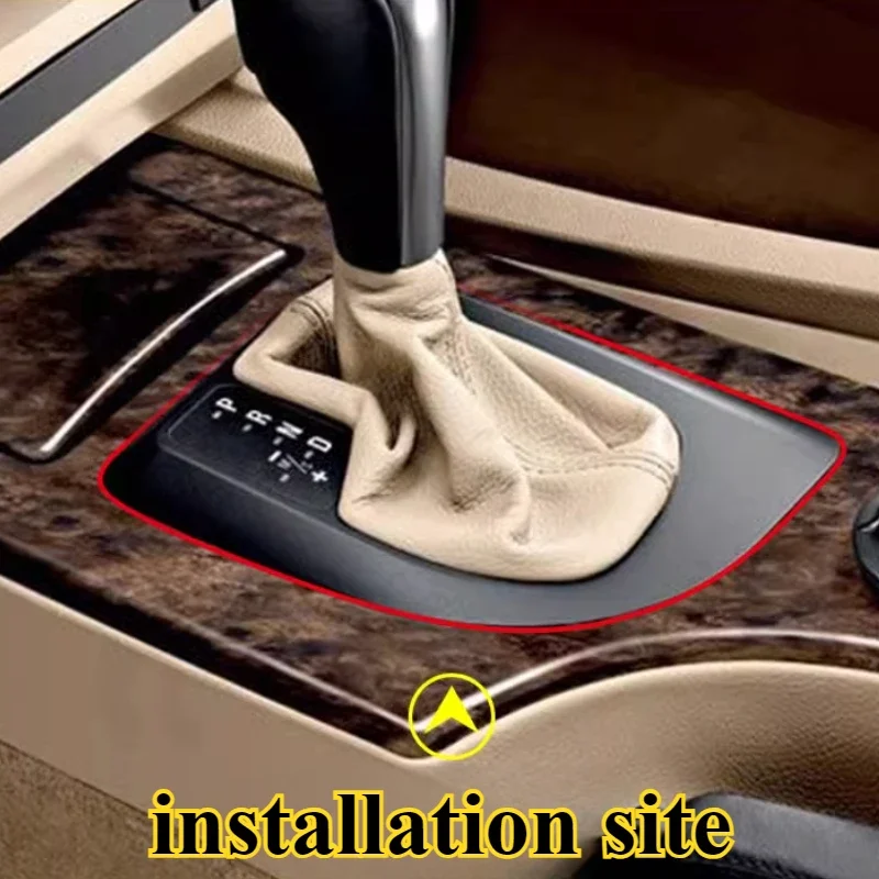 

Gear Frame Central Control Gear Panel Decoration For BMW 5 Series E60 2004-2007 Interior Sticker Car Modification Accessories