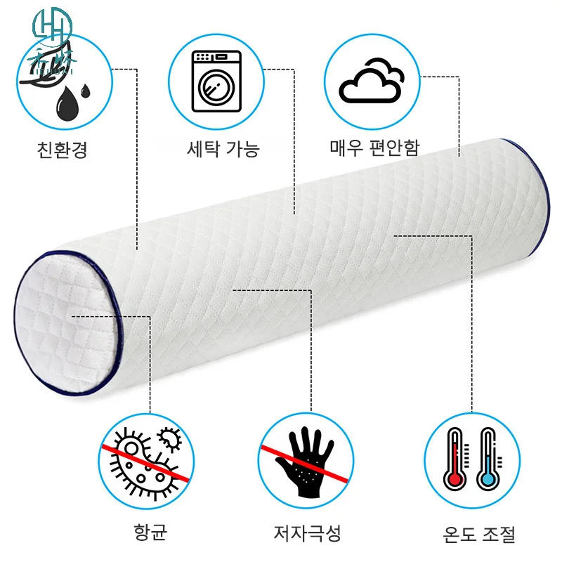 Special Offer Column Cotton Memory Foam Pillows Cylinder Sofa Back Cushion Leg Waist Pillow Neck Cervical Long Bed Pillows