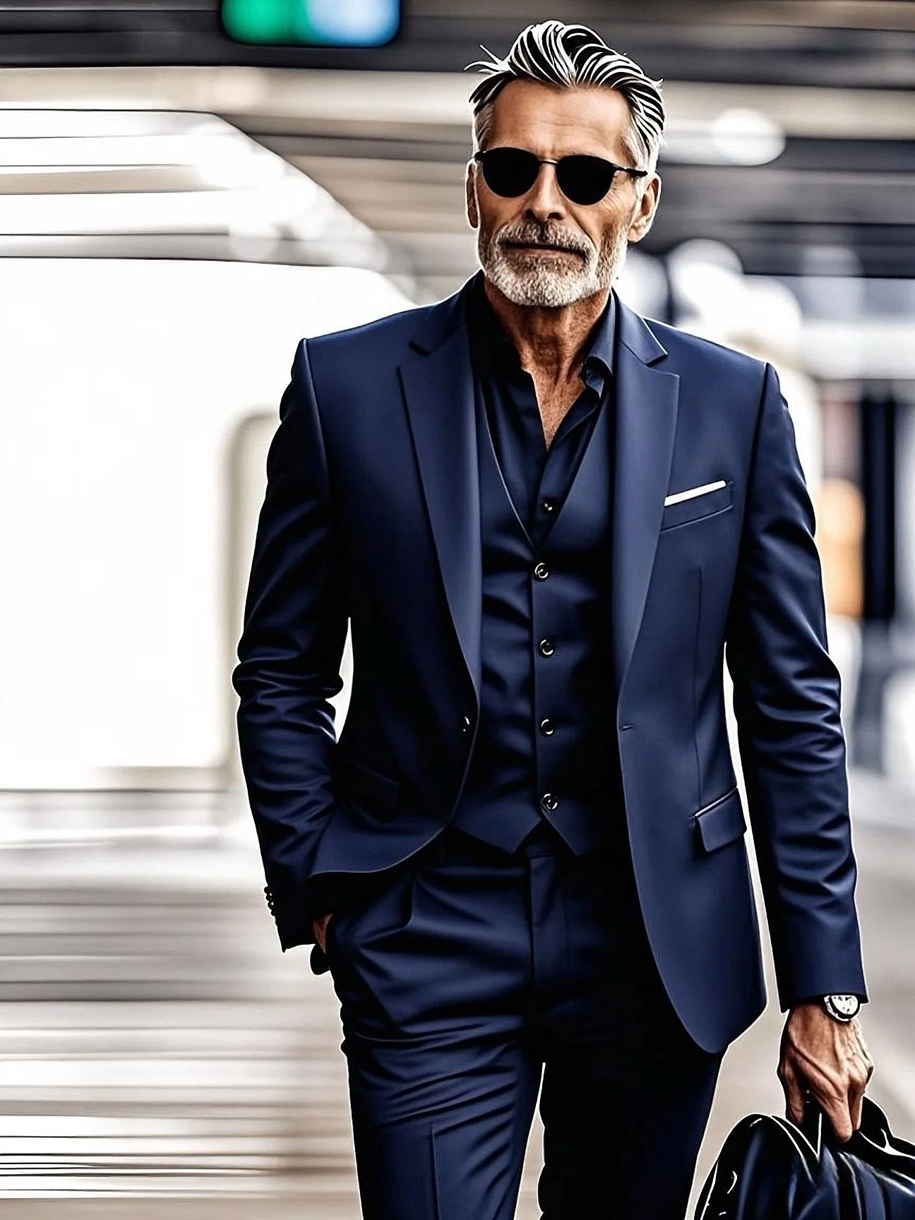 

Men's 3 Pcs Suit Set Casual Slim Fit Three Piece Outfits Combo Includes Jacket Pants And Vest for Wedding Party Banquet