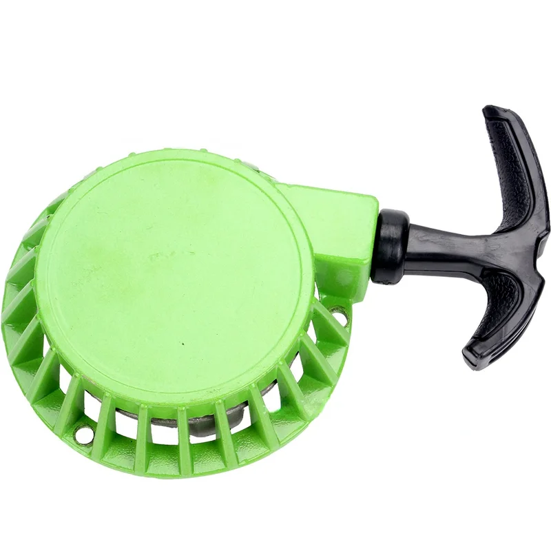 49CC Hand Pull Starter Two-stroke Small Sports Car Off-road All-aluminum green Easy Pull Handle Igniter mini quad dirt bikes