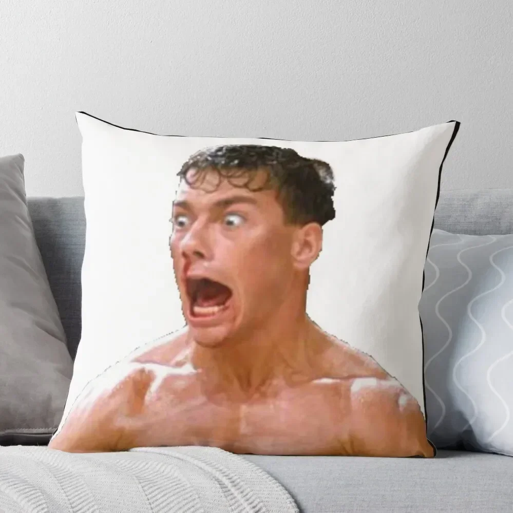 Jean Claude Van Damme 3 Throw Pillow ornamental pillows Pillowcase pillow