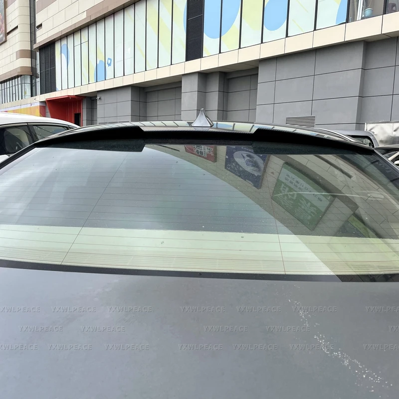 Para BMW 5 Series F10 Spoiler 528i 535i 550i 2011-2017 ABS de alta calidad negro brillante/aspecto de fibra de carbono alerón de techo de ventana