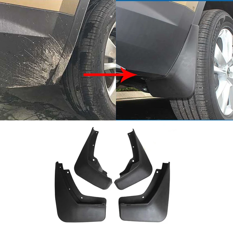 4pcs for SKODA KODIAQ GT Sportline 2023 Car Mudguard