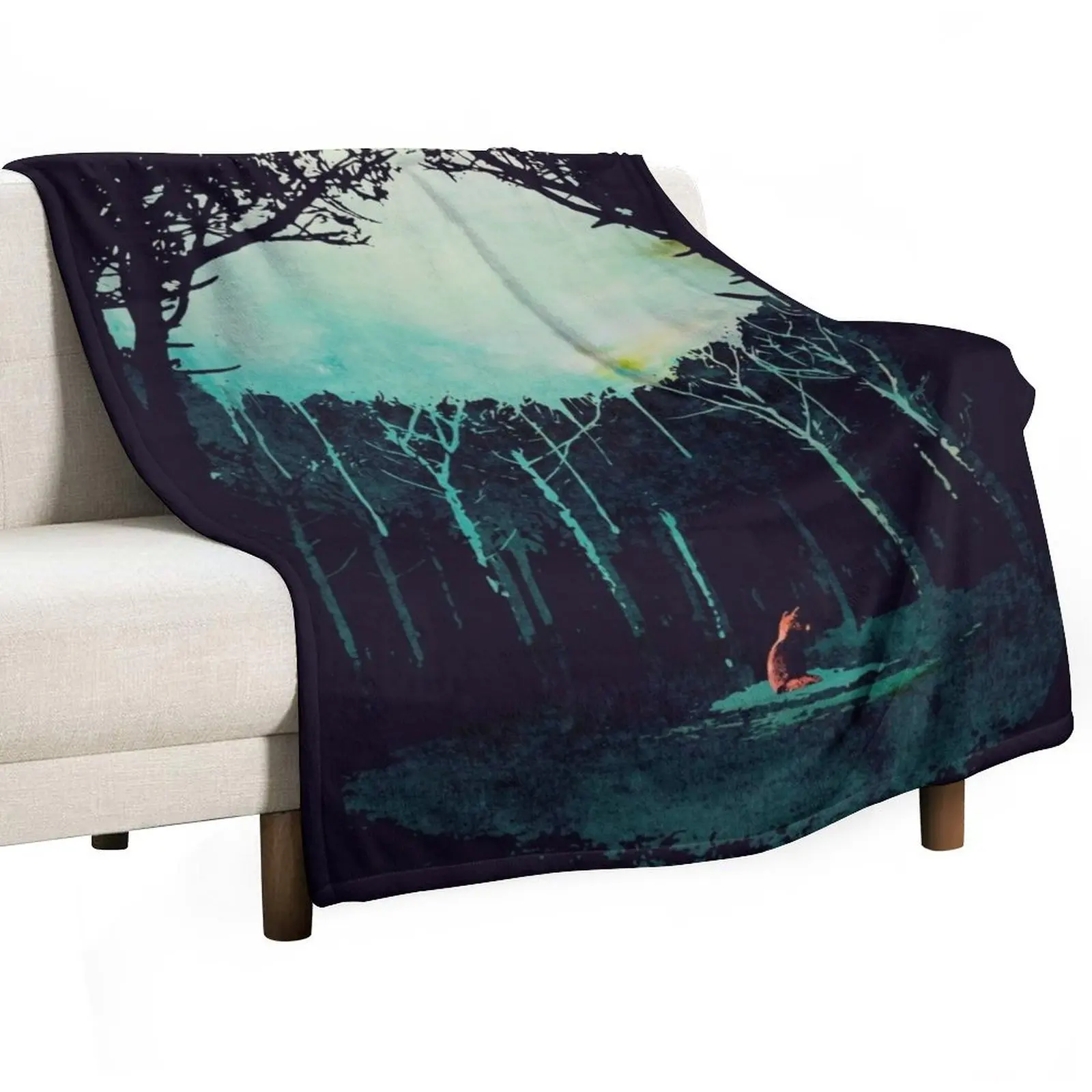 

Deep in the forest Throw Blanket Baby manga Bed linens Luxury St Blankets