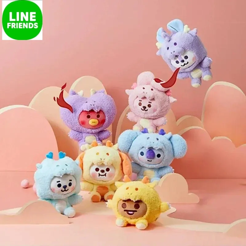 

Линия друзей новый аниме Год Дракона Ограниченная серия кукла аниме Shooky Koya Rj подушка игрушки Новогодние подарки