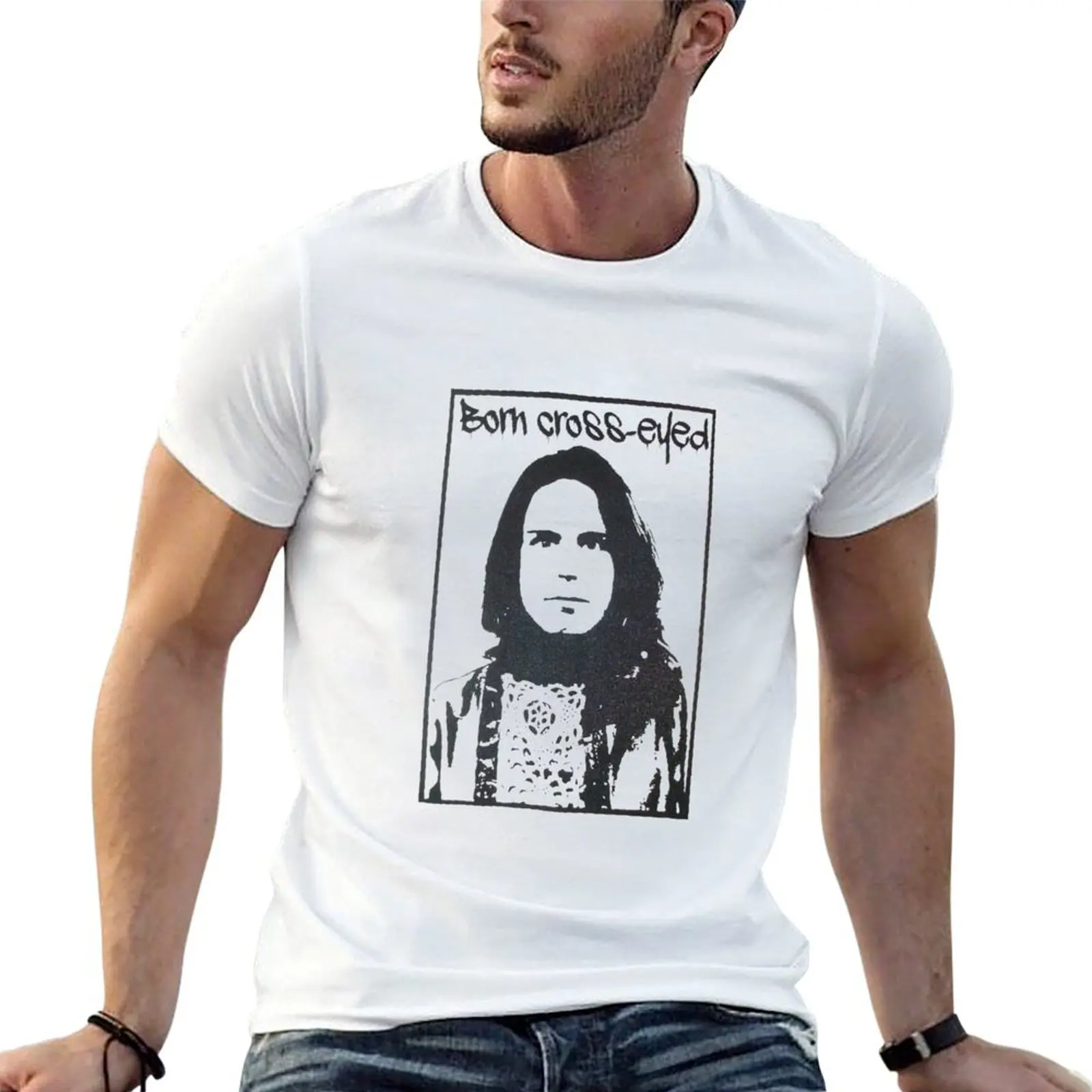 

-Vintage Born 90s early oversize Arts t shirts Cross-Eyed T-Shirt Mongo tee Old anime school lot