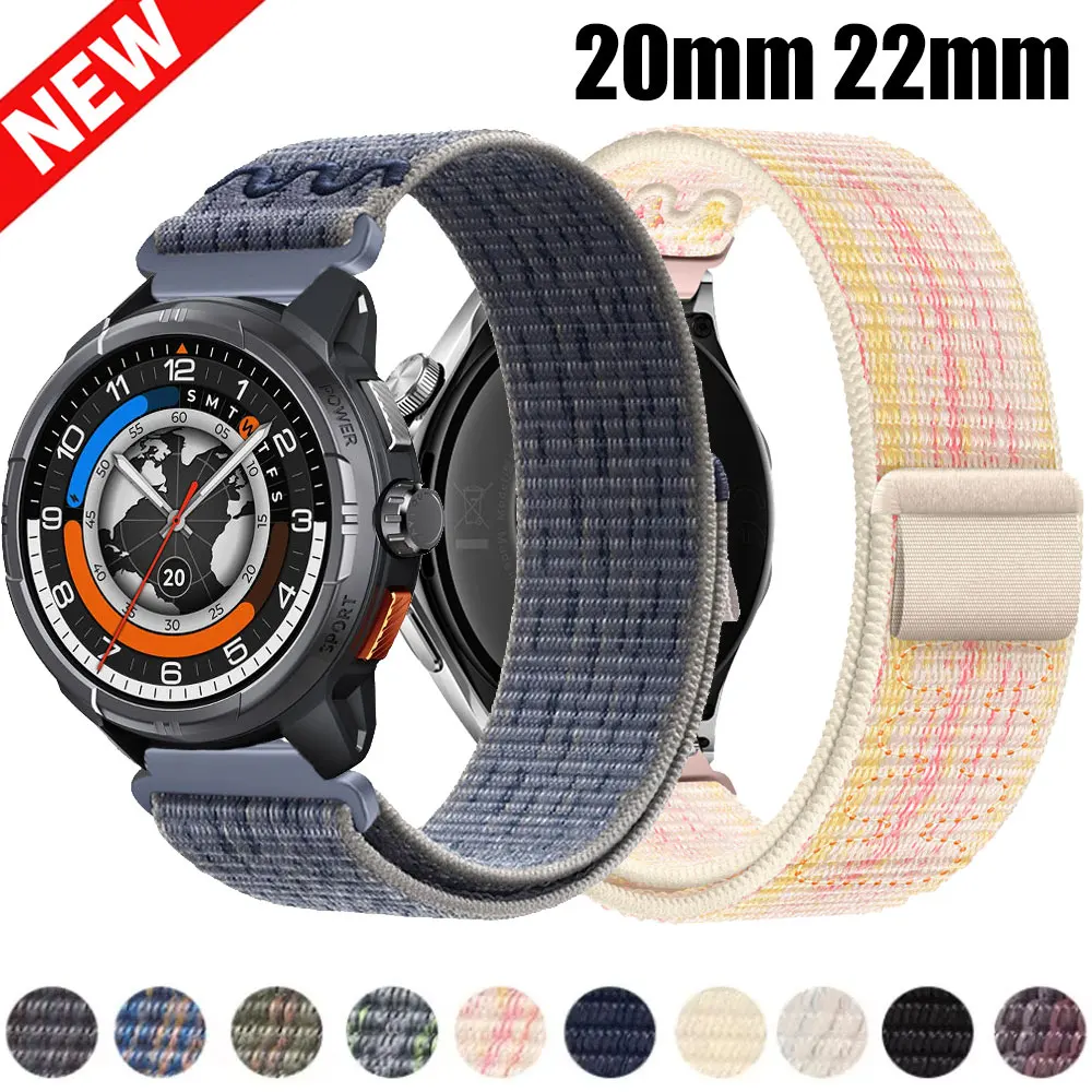 20/22mm Armbänder für HAYLOU Solar Ultra Sport Nylonarmband für Haylou Watch 2Pro RS5 S8 S6 R8 4 4S/Solar 5/Solar Neo/RT3/GST Lite