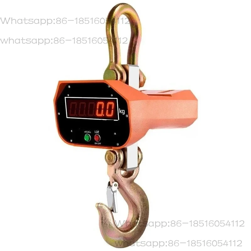 3 Ton 5 Ton 10 Ton Digital Wireless Crane Scale Electronic Hanging Weight Scale with Remote Control