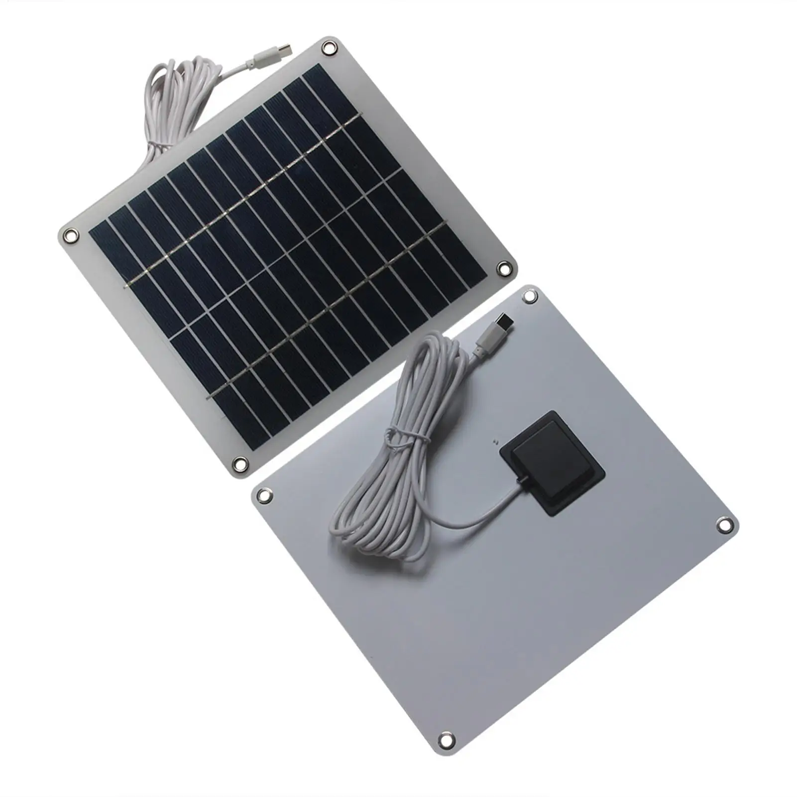 Camera Solar Panel 50W 12V Type-C Waterproof Home Supplies Outdoor Solar Panel For Hiking Backpacking Travel Urgency Festival