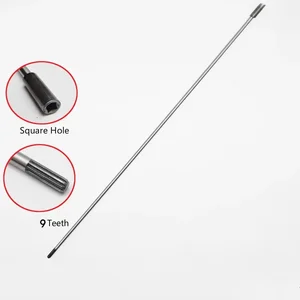 جديد 9 أسنان / مربع 8 مم سمك محرك رمح لأنبوب الألومنيوم 26 مم أنبوب الألومنيوم العشب الانتهازي فرشاة القاطع 760 مم سلسلة طويلة المنشار التحوط الانتهازي أعلى 12 مبيعات راوتر رمح - No6