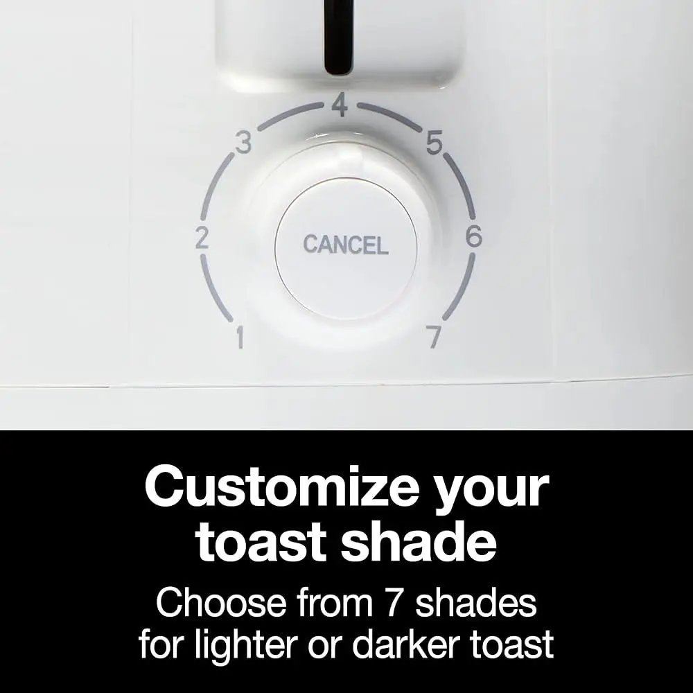 Tostapane a 4 fette Slot extra larghi Spegnimento automatico Toast Boost Shade Selector Vassoio briciole Design Cool Touch