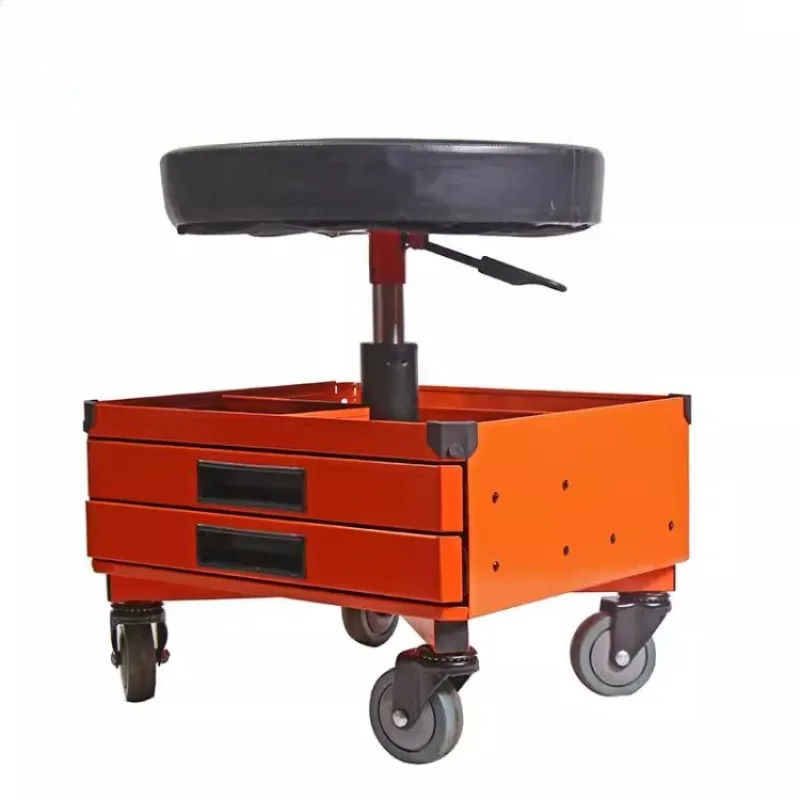 

Доска для лежания, мобильный многофункциональный органайзер для деталей с двойным ящиком, ремонт автомобиля, крипер, пневматический вращающийся табурет для механического сиденья