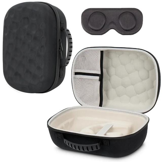 Novo estojo de transporte de viagens para meta missão 3 Controladores de fone de ouvido EVA Hard Shell Storage Saco com malha para meta missão3 VR Acessorie