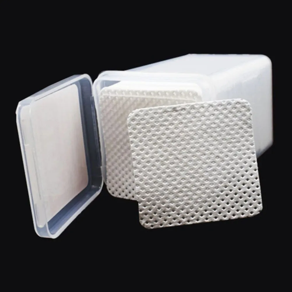 

800Pcs Eyelash Extension Glue Wipes Non-Woven Lash Cleaning Pads Travel Friendly Compact Size Skin Friendly Eyelash Wipe