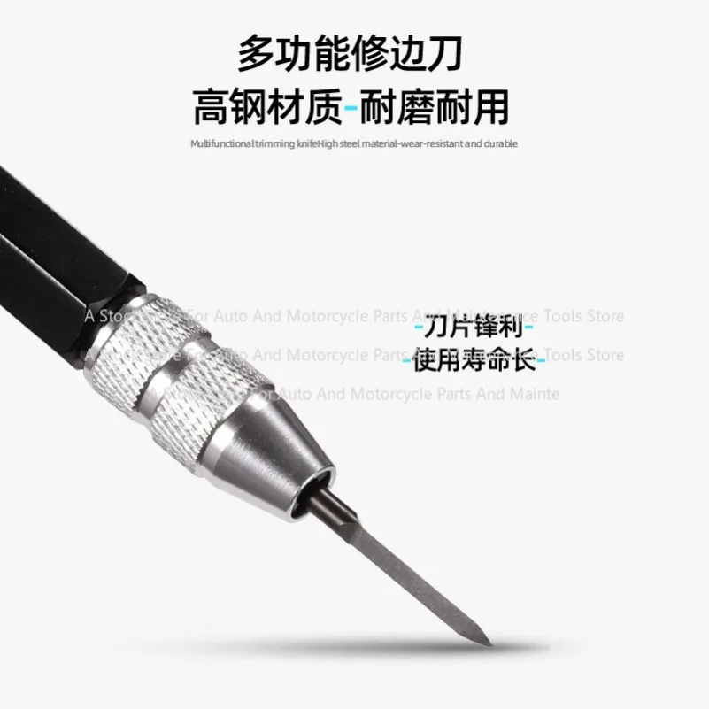Burr Trimmer, Hair Removal Bayonet Triangular Scraper BD5010 Scraper Metal Handle SC1300