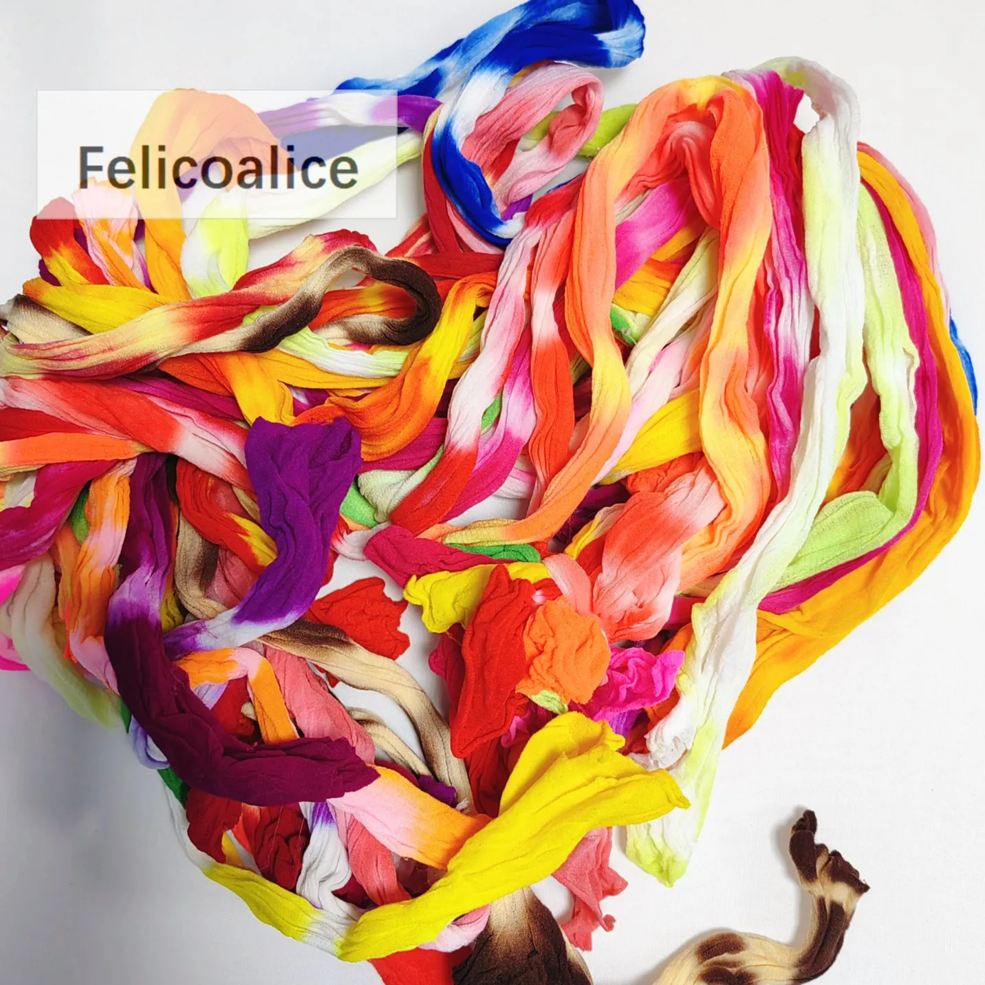 20pcs Multicolor Tensile Nylon Stocking Flowers Material Tensile Stocking Accessory Handmade Wedding Home DIY Scrapbooking Craft