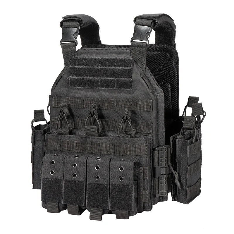 

1000D Nylon Plate Carrier Tactical Vest Outdoor Hunting Protective Adjustable MODULAR Vest for Airsoft Combat Accessories