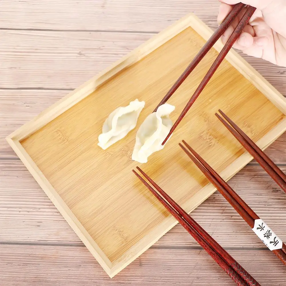 Creative 1/4 Pairs Kitchen Tools Home Cooking Restaurant Japanese Tableware Dinnerware Wooden Chopsticks Sushi Chopsticks