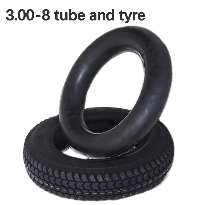 High-quality 3.00-8 tire 300-8 Scooter Tyre & Inner Tube for Mobility s 4PLY Cruise Mini Motorcycle