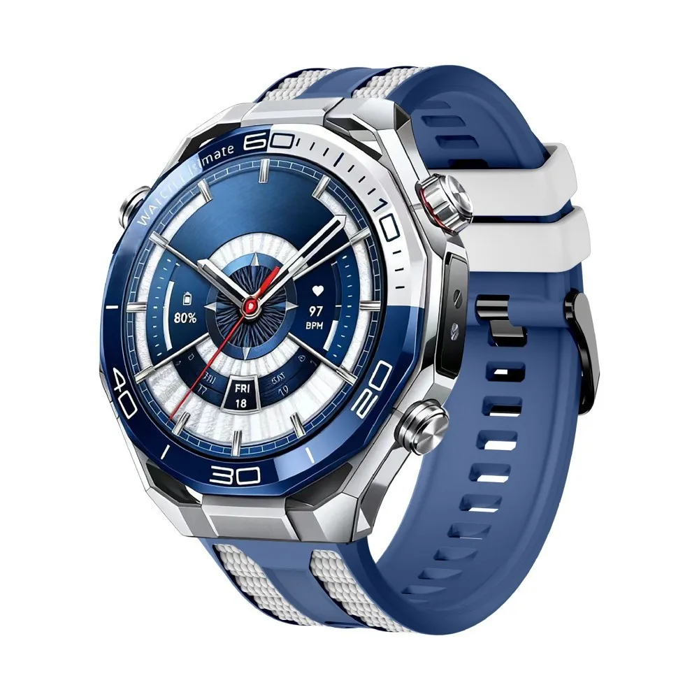 Cinturino sportivo in silicone per Huawei Watch GT6 46mm cinturino originale bicolore 22mm braccialetto di ricambio per Huawei GT6 46MM