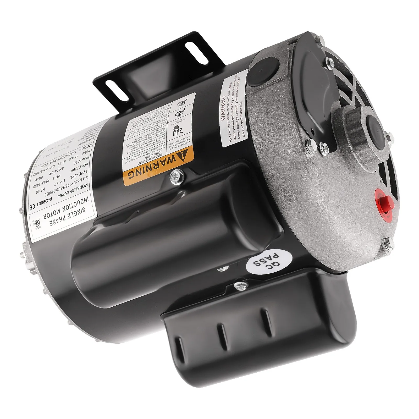 3.7 HP Air Compressor Electric Motor Single Phase For General Equipment 3450 RPM