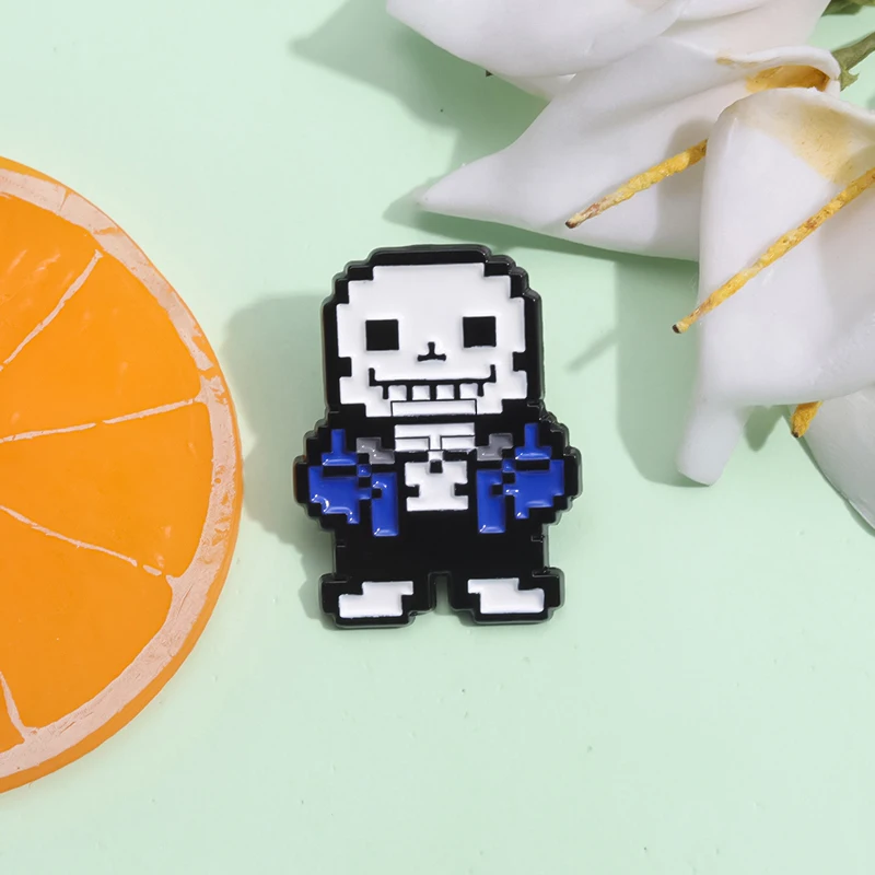 Sans Undertale Enamel Pin Creative Funny Game Character Brooch Lapel Backpack Badge Accessories Fashion Jewelry Gift For Friends
