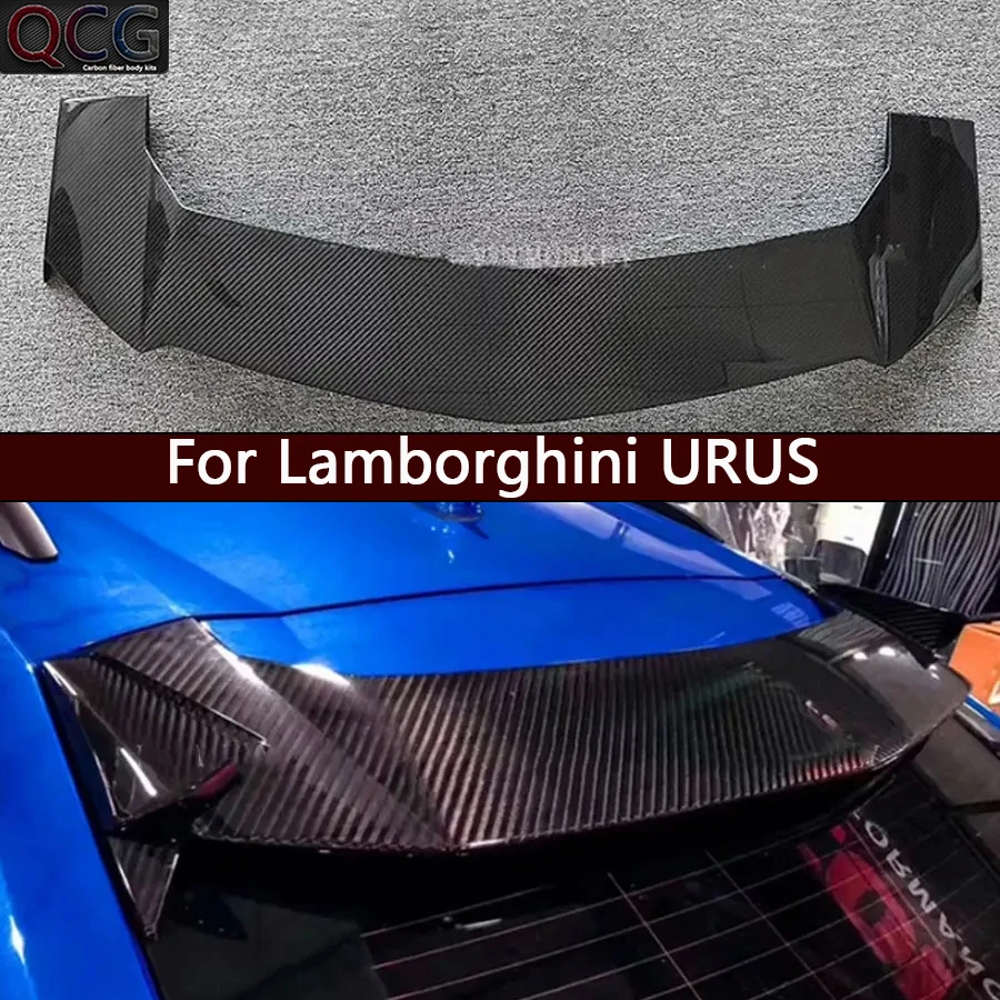 

For Lamborghini URUS Real carbon fiber spoiler Tail fins automotive top wing middle wing pressure tail wing upgrade body kit