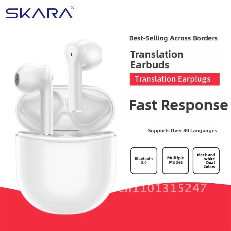 

Intelligent Language T6 Translation Machine Handheld Multi-Language Spoken Translation Stick Black ABS Learning Device with 3.7V
