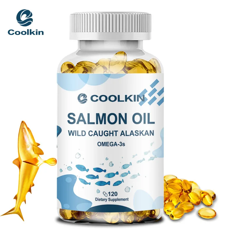 Salmon Oil - with EPA,DHA - Supports Joint,Skin,Heart and Brain Health,Anti-inflammatory