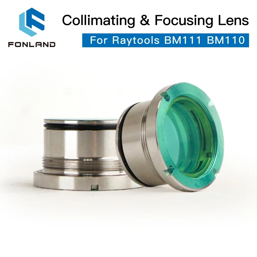 

Fonland Raytools BM111 BM110 0-3KW Collimating and Focusing Lenses with Lens Holder for Raytools BM111 BM110 Fiber Laser Head