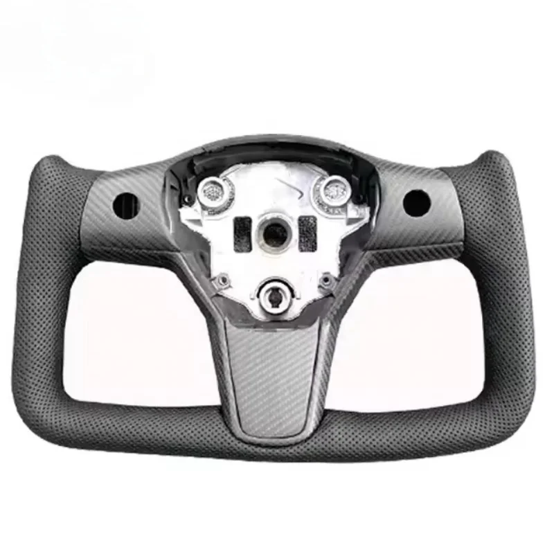 Hot Sale Wholesale High Quality Hot Sale Carbon Sports Steering Wheel Fits For Tesla Model 3/X/Y