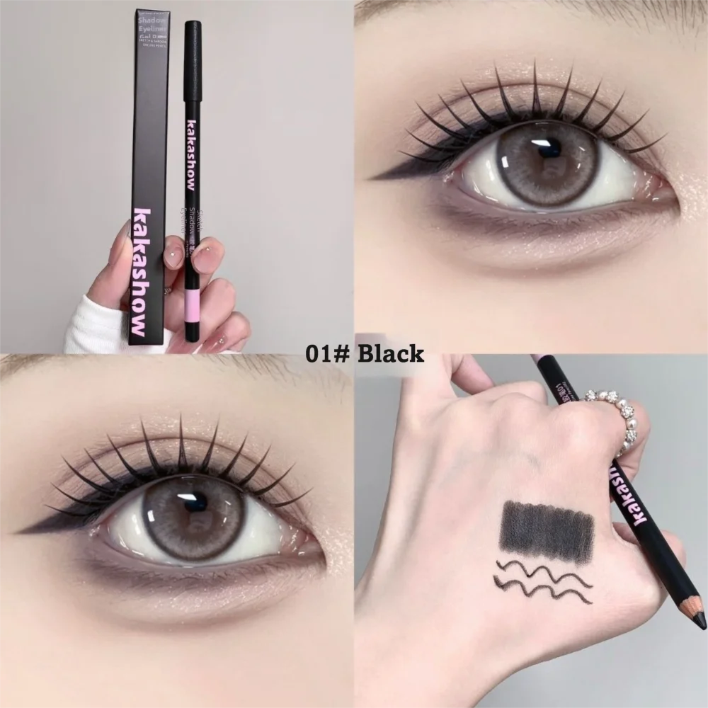 4-Color Eyeliner Pencil Waterproof Smudge-Proof Eye Liner Pen Matte Finish Long-Lasting Eye Highlighter Pen for Women