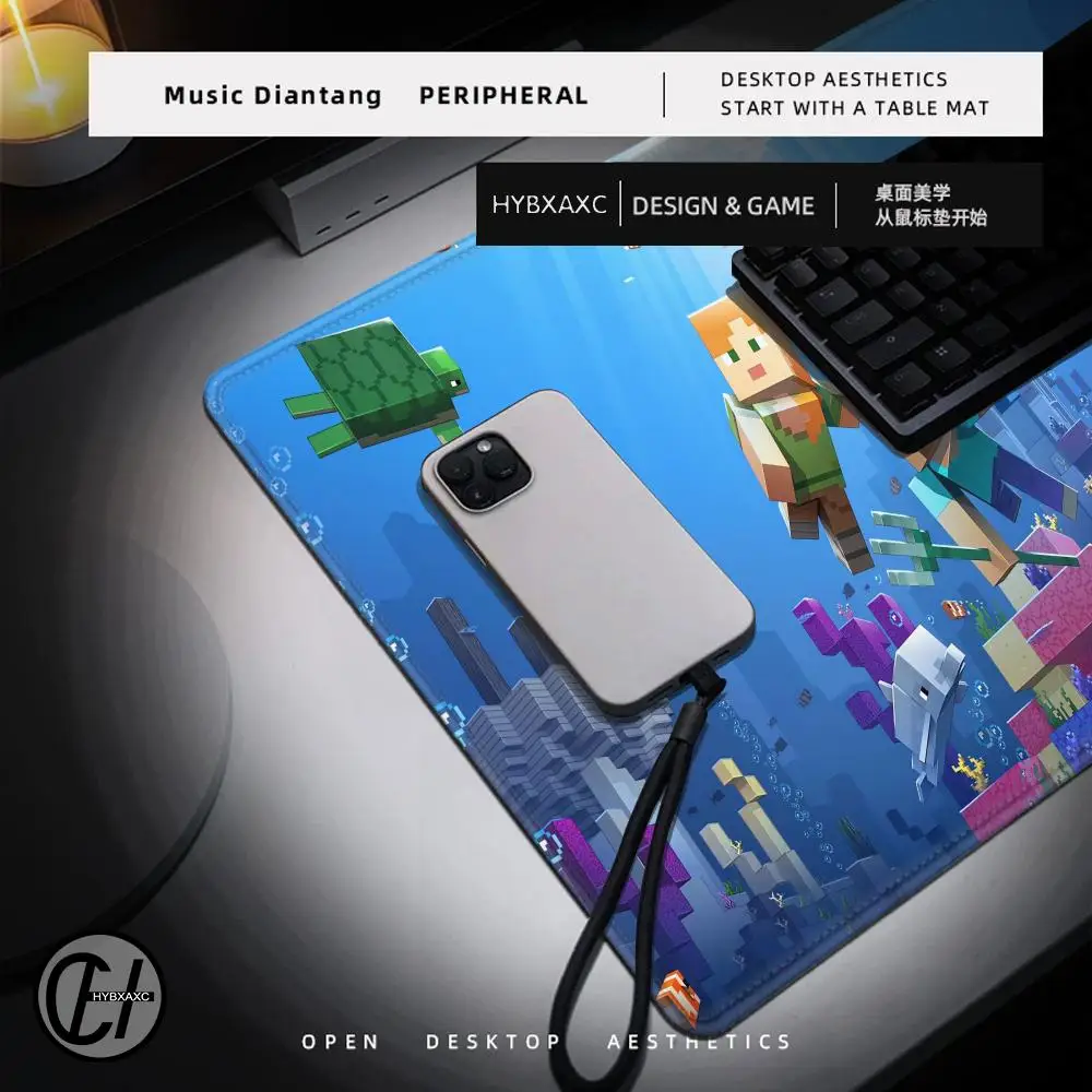 لوحة الماوس Gamer XL مخصص HD المنزل ماوس حصيرة مكتب الحصير M-minecraftS طاولة مكتب السجاد ألعاب المطاط الطبيعي الفئران الوسادة ماوس