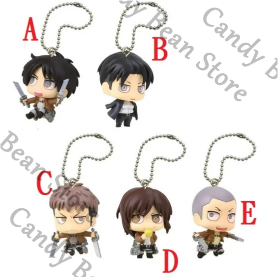 アニメ進撃の巨人リヴァイ・アッカーマンエレンイェーガージャン・カールスティンサーシャ・ブラウスコスプレガレージキットペンダント漫画置物-keychian