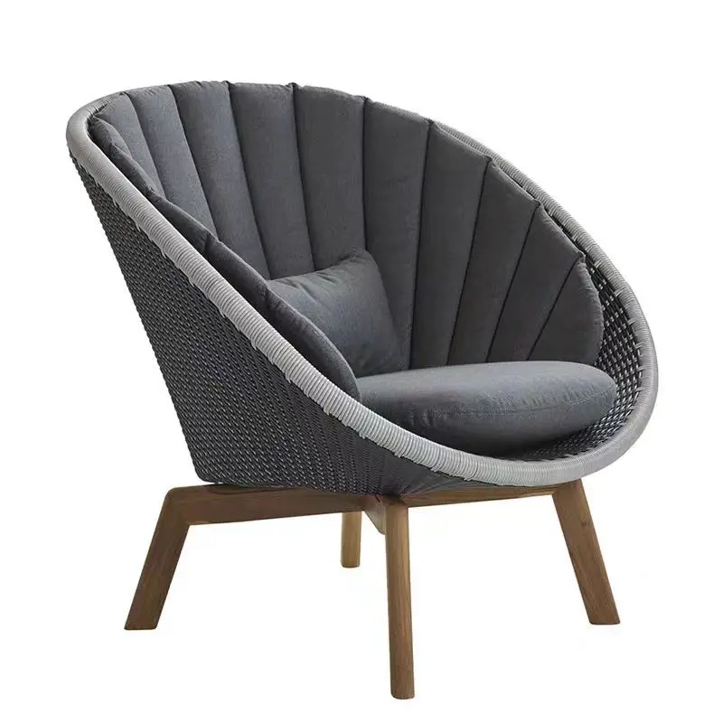 

outdoor leisure sofa indoor rattan table and chairs garden hotel courtyard terrace balcony teak combination furniture