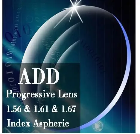 G2104 ADD Free Form Progressive Lenses Multifocal Eyeglasses Myopia Prescription  Customized Lens