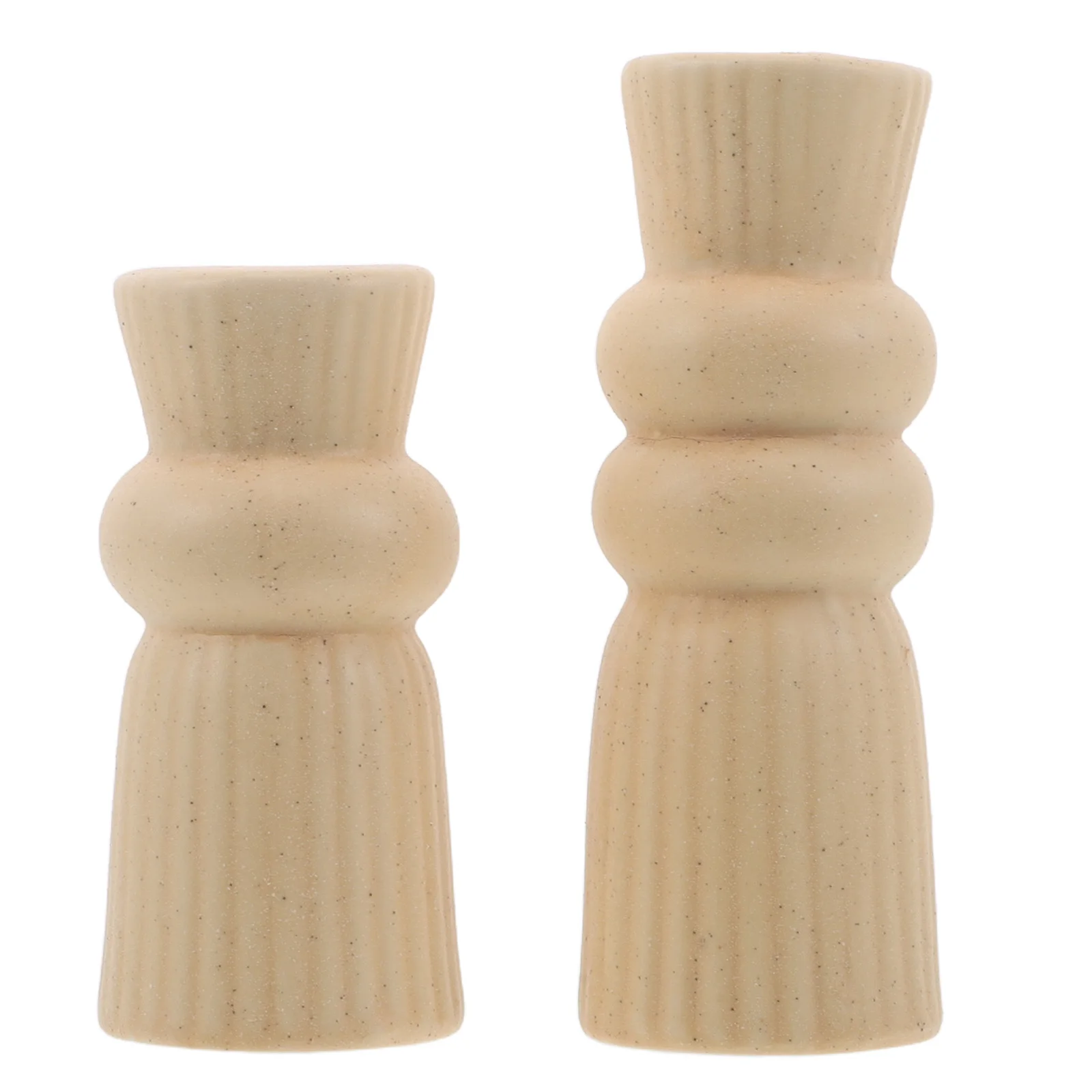 

2Pcs Ceramic Holders Porcelain Taper Candlestick Stand for Romantic Dinner Wedding Table Centerpiece Decorative