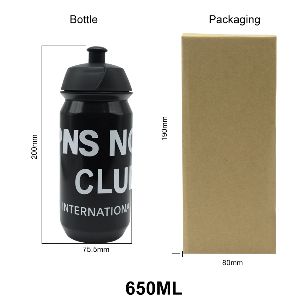 PNS زجاجة ماء للدراجة في الهواء الطلق التخييم الجبلية المشي لمسافات طويلة ضغط الدراجات غلاية 650 مللي كوب دراجة رياضية الدراجات الملحقات