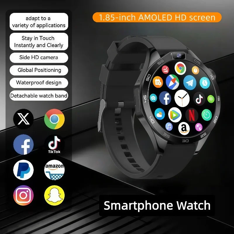 

X11 Smart Watch GPS 16G/64G ROM Storage HD Dual Camera NFC 4G 5G SIM Card WIFI Wireless Fast Internet Access