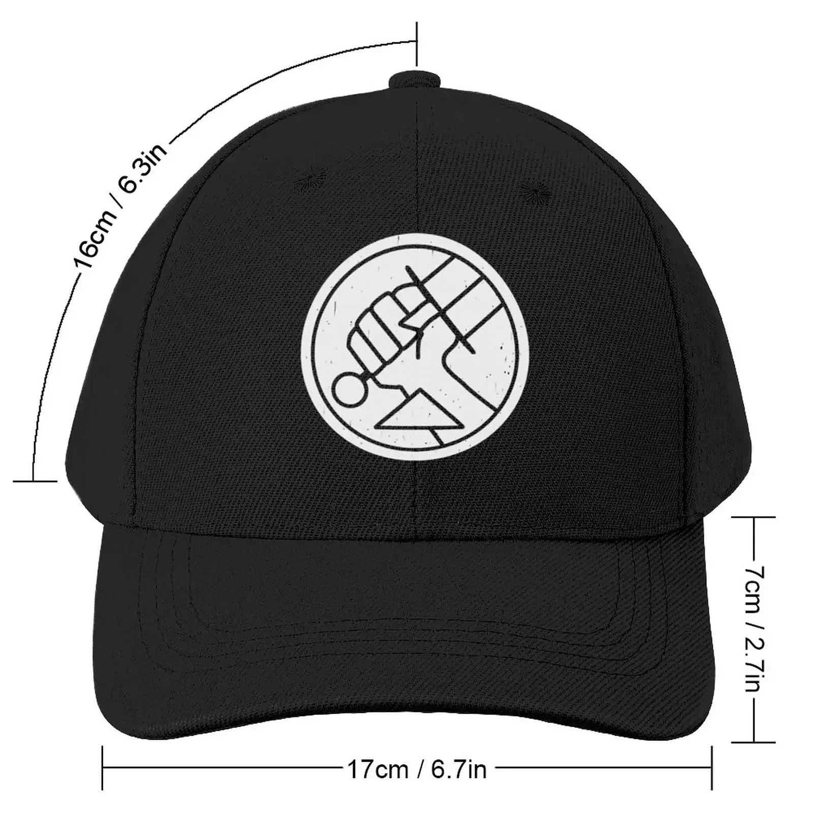 Bprd-Gorra de béisbol con logotipo para hombre y mujer, visera térmica, sombrero para el sol y la playa