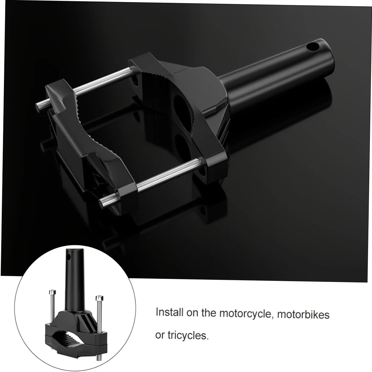For Motorcycle Bumper Modified Headlight Stand Spotlight Extension Pole Frame Support Extension Bracket Universal Mount Bracket