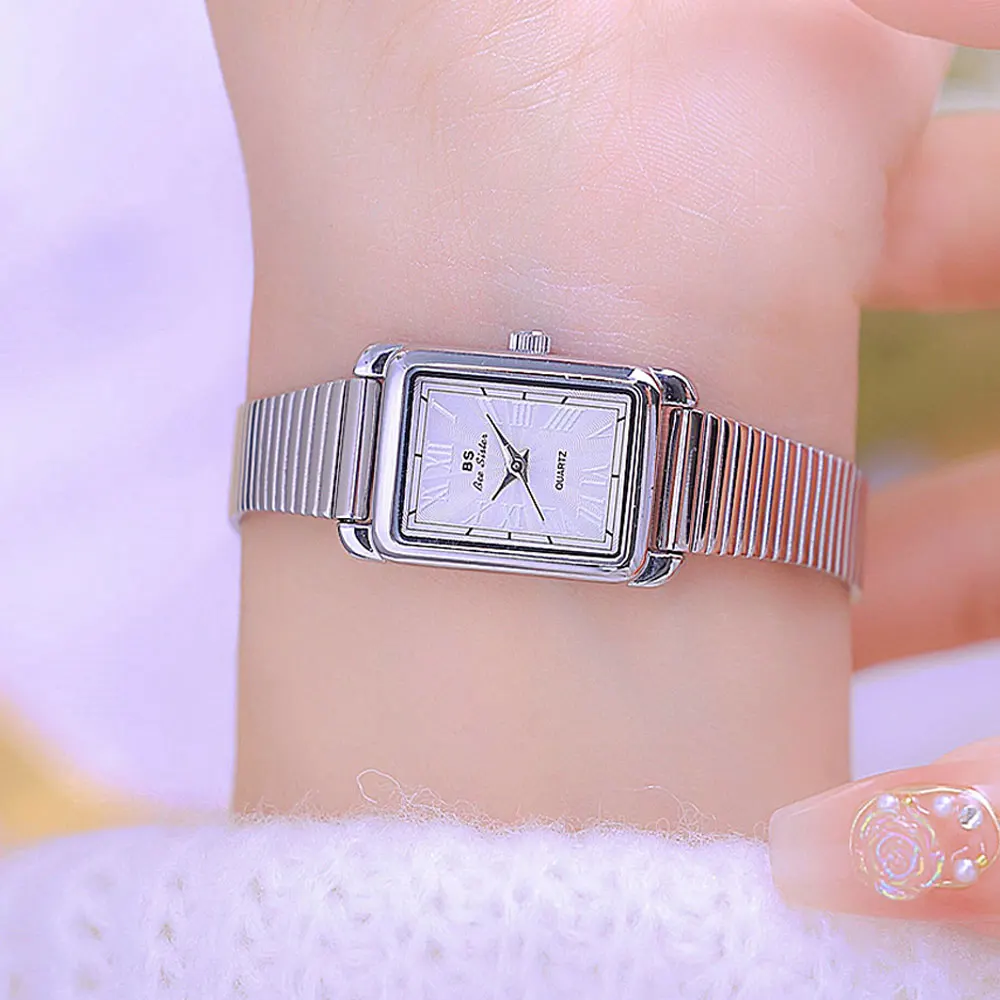 Luxury Brand Women's watches With Simplicity Square Dial Design Ladies' Quartz Watch Casual Gold Silver Relogio Feminino