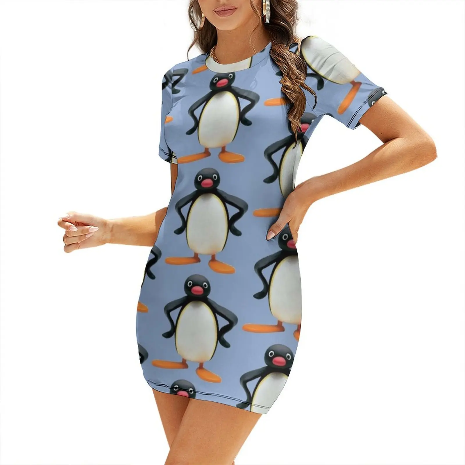 

pingu! Short Sleeved Dress Dress for pregnant women summer clothes for women