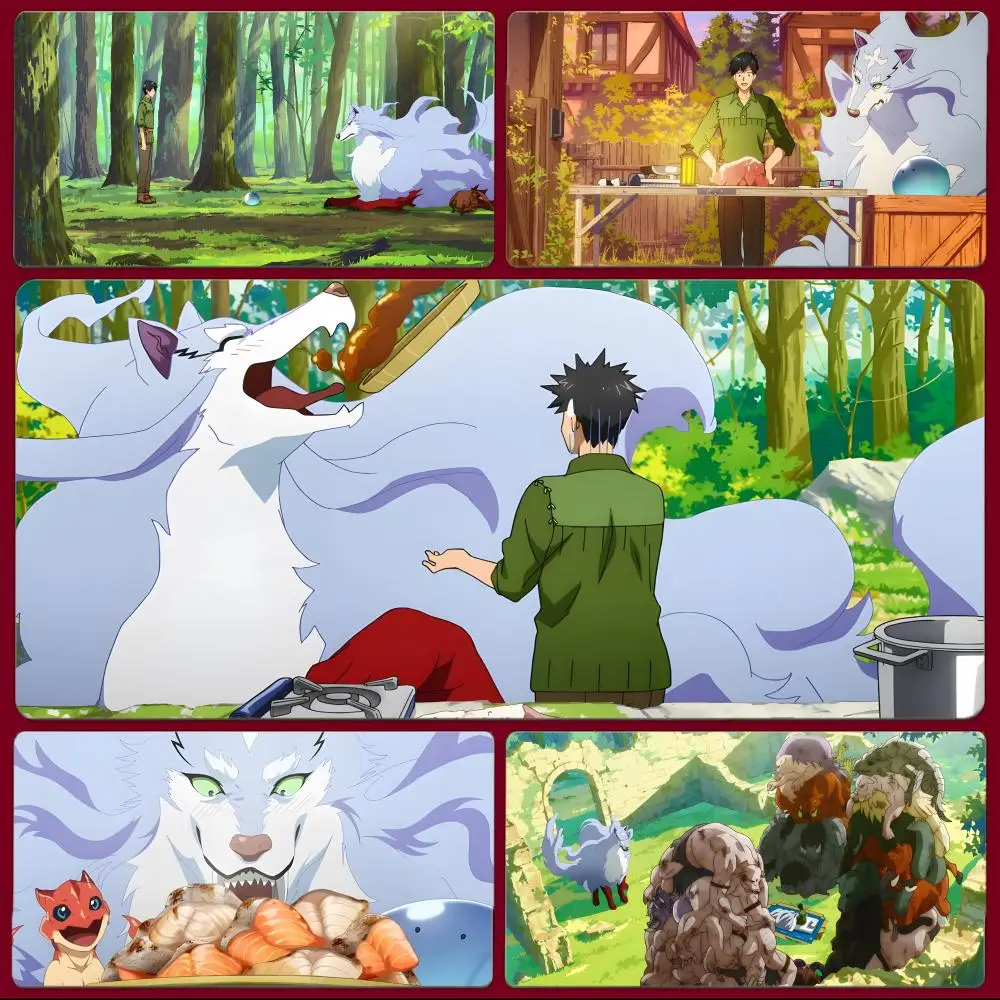 Cooking in Another World with My Absurd Skill Mouse Pad Large Gaming Mousepad with Stitched Edges Thickened Desk Mat PC