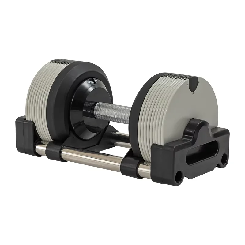 Mancuerna Hexagonal Ajustable de Goma para Ejercicio en Casa, Culturismo, Antideslizante, Duradera, con Peso para Entrenamiento, Empaque Personalizado, Equipo de Fitness