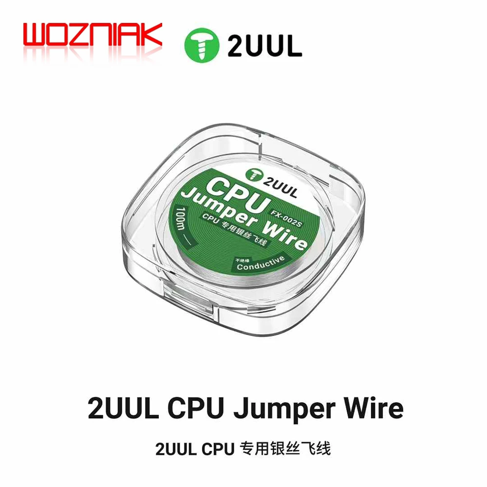 2UUL FX-002S CPU Ultra Soft Ultra Fine Flywire 100m 0.02mm Conductive Repair Tool