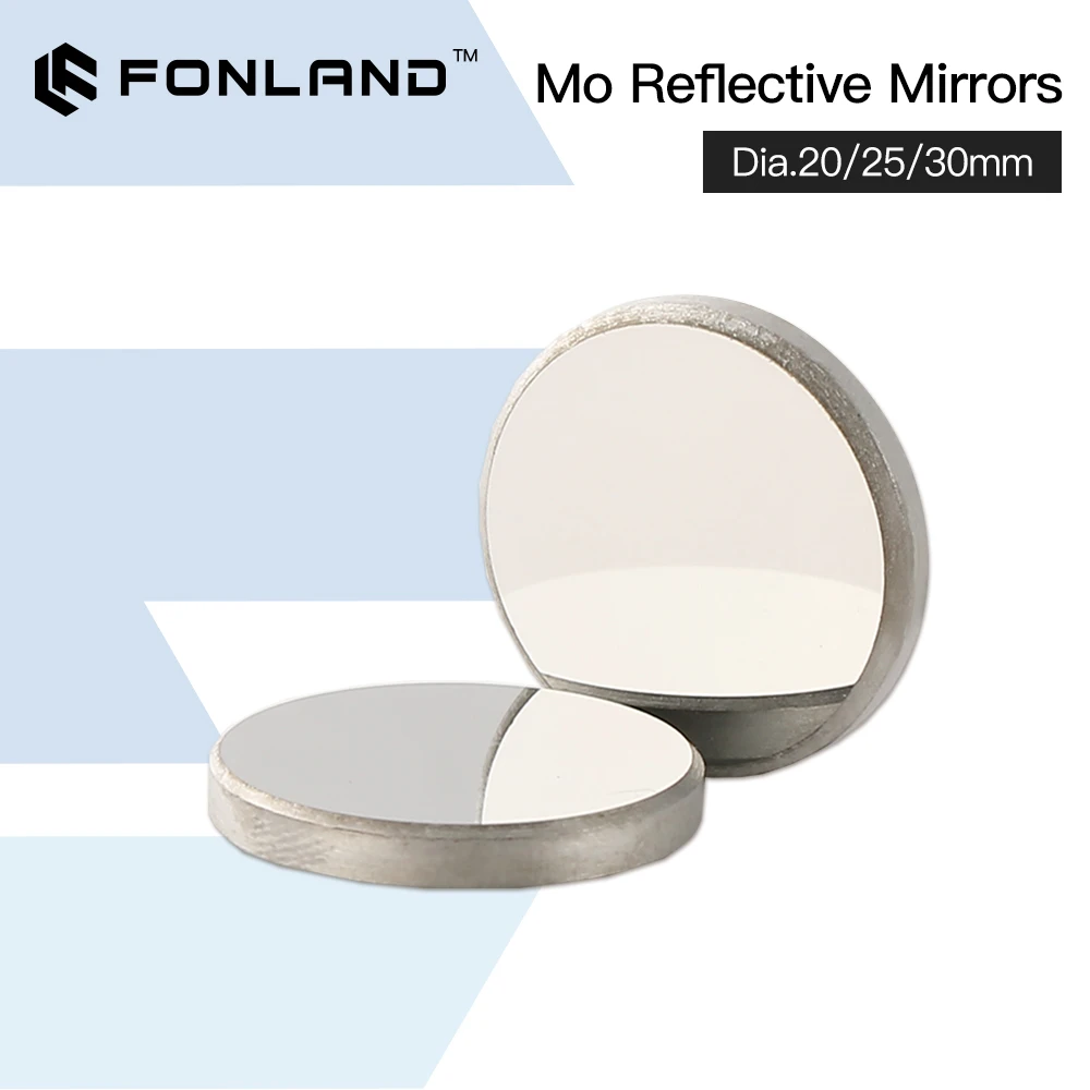 3Pcs Mo Mirror Diameter 15 19.05 20 25 30 38.1mm Thickness 3mm Co2 Refletor Laser Lens for CO2 Laser Cutting Engraving Machine