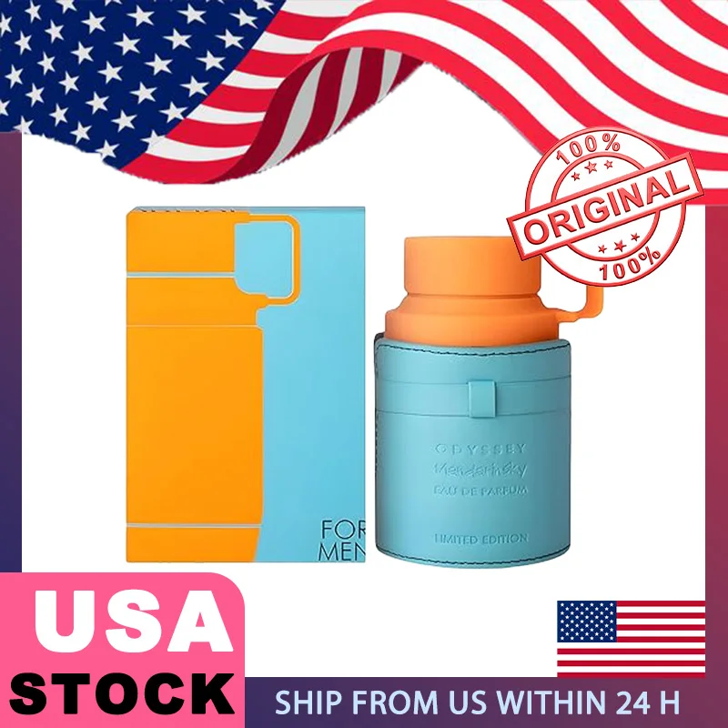 

100ml Original Arab Perfumes Odyssey Mandarin Sky Cologne Spray Limited Edition Unisex Perfume Lasting Citrus Fragrance Present